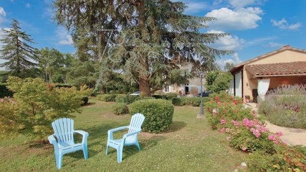 VENTE LISLE SUR TARN MAISON DE MAÎTRE + MAISON DE GARDIEN SUR PARC DE 8600M²