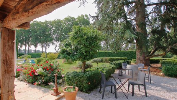 VENTE LISLE SUR TARN MAISON DE MAÎTRE + MAISON DE GARDIEN SUR PARC DE 8600M²