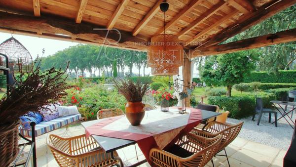 VENTE LISLE SUR TARN MAISON DE MAÎTRE + MAISON DE GARDIEN SUR PARC DE 8600M²