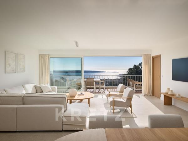 Appartement entièrement rénové avec vue mer panoramique