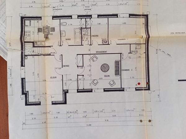 Maison au calme avec grand terrain Le Grand Luce 96 m2