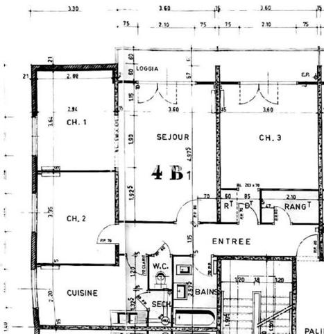 SAINT-NAZAIRE APPARTEMENT type 4 - CAVE ET PARKING