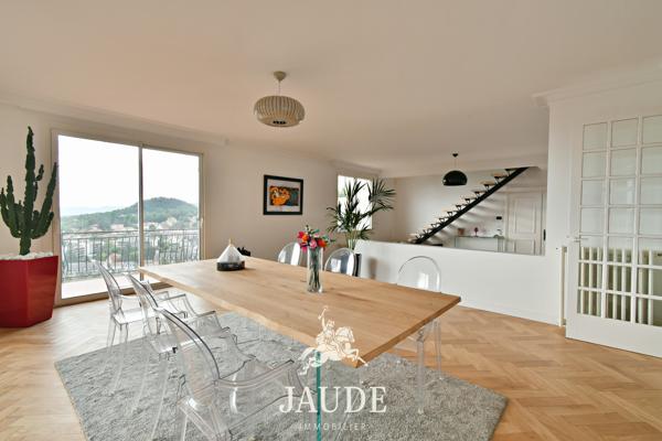 Duplex de 137m2 Carrez (200m2 au sol) avec TERRASSE (61m2) Vue PANORAMIQUE + Garage + jardin privatif Détails des diagnostics énergétiques