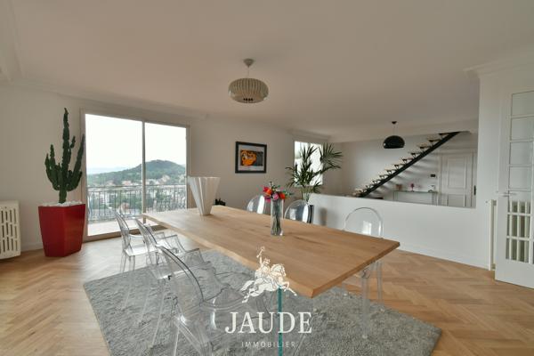Duplex de 137m2 Carrez (200m2 au sol) avec TERRASSE (61m2) Vue PANORAMIQUE + Garage + jardin privatif Détails des diagnostics énergétiques