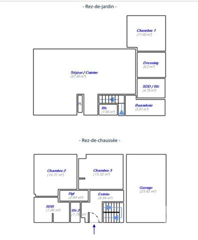 Maison à vendre  4 pièces - 150,68 m 2   LA GAUDE  - 06