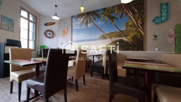 Local commercial restaurant de 65m²