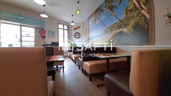 Local commercial restaurant de 65m²