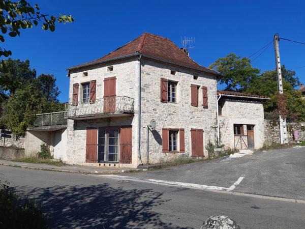 Maison à vendre 4 pièces LIMOGNE EN QUERCY (46)