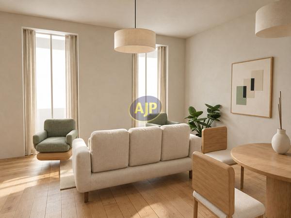 Appartement à vendre Bordeaux - 2 pièces, 52m² avec 1 chambre(s) à 230 000€ - AJP Immobilier Bordeaux Nansouty