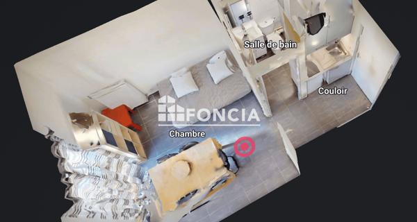 À vendre Studio 19 m² - Grenoble 38000