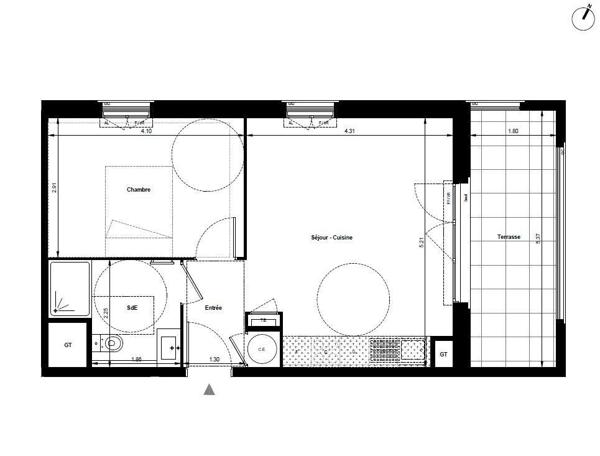 Appartement à vendre 2 pièces 42 m² Avignon