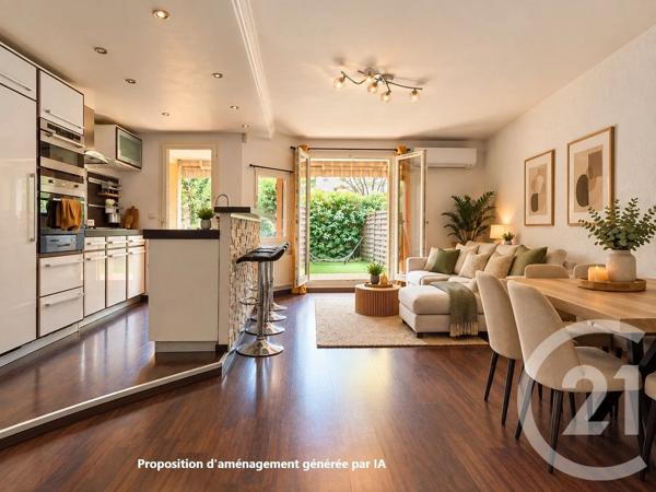 Appartement F3 à vendre  3 pièces - 60,73 m 2   CAGNES SUR MER  - 06