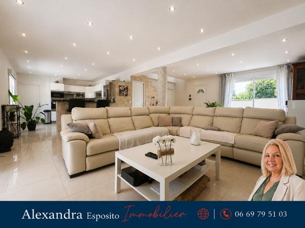 COUP DE CŒUR ASSURÉ – MAISON FAMILIALE RÉCENTE AUX BEAUX VOLUMES, 5 chambres,– 10 min Dreux / Houdan, jardin 1