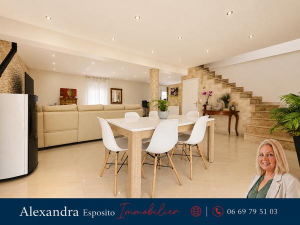 COUP DE CŒUR ASSURÉ – MAISON FAMILIALE RÉCENTE AUX BEAUX VOLUMES, 5 chambres,– 10 min Dreux / Houdan, jardin 1