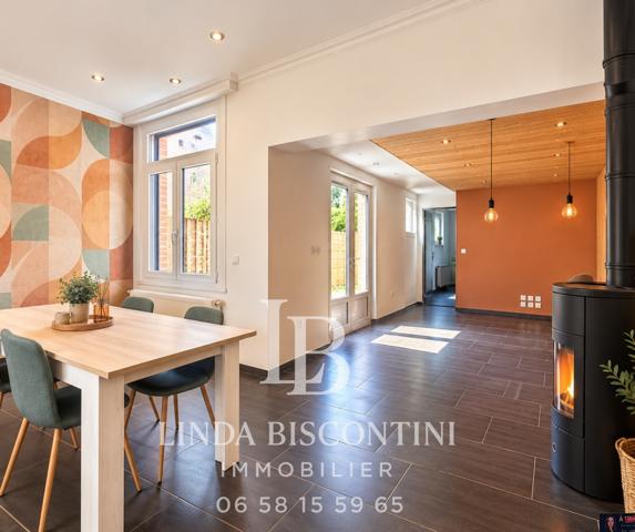 BULLY-LES-MINES – MAISON 165 m² – 4 CHAMBRES – LOCAL PROFESSIONNEL – GARAGE – JARDIN