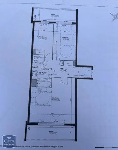 Appartement à louer 3 pièces 61.98m² Brou-sur-Chantereine (77177)