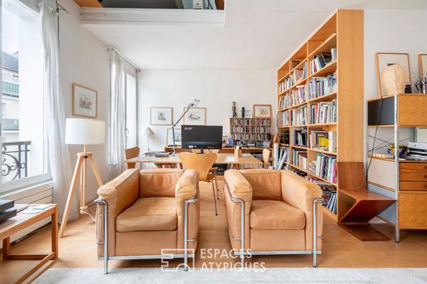 Duplex calme et lumineux au dernier étage