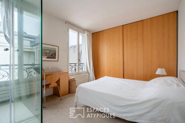 Duplex calme et lumineux au dernier étage