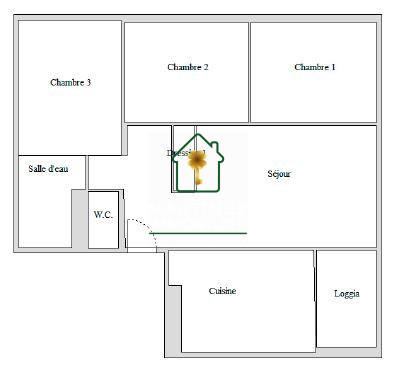 Appartement à vendre, 4 pièces - Saint-Priest 69800