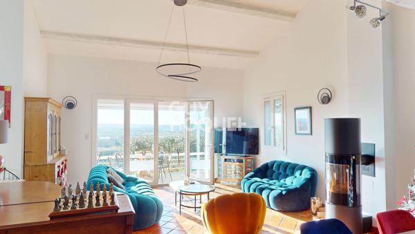 LES ANGLES - VILLA DOMINANTE AVEC VUE ÉPOUSTOUFLANTE - LE CONFORT DU PLAIN-PIED