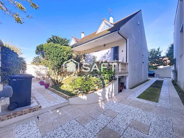 Maison individuelle de 7 pièces, 5 chambres, avec sous sol total grand garage, piscine.