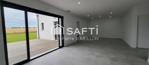 Maison neuve 4 ch avec terrasse et garage à Brax