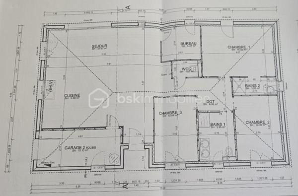 Maison contemporaine de 119 m²