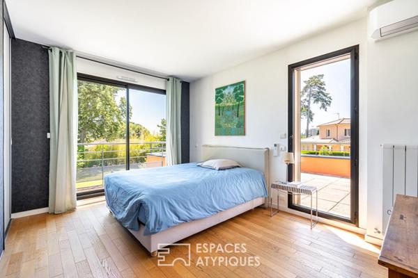 Maison familiale dans un environnement arboré
