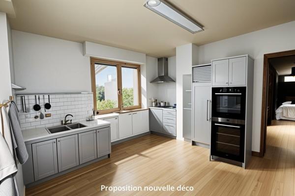 Maison 112 m², 3 chs, terrain de 884 m², Flers