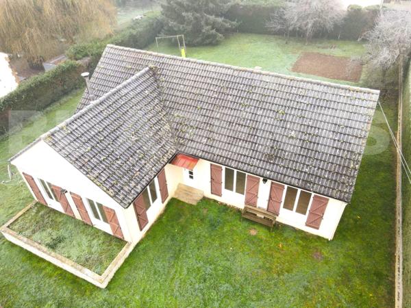 Maison de plain pied 103m² avec beau terrain