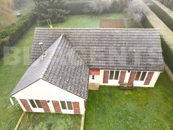 Maison de plain pied 103m² avec beau terrain