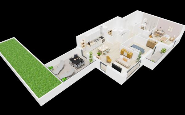 Appartement à vendre    3 pièces • 70,70 m2 Guilers