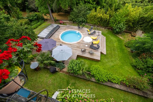 Demeure de charme en coeur de ville et ses chambres d’hôtes haut de gamme