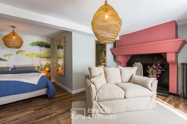 Demeure de charme en coeur de ville et ses chambres d’hôtes haut de gamme