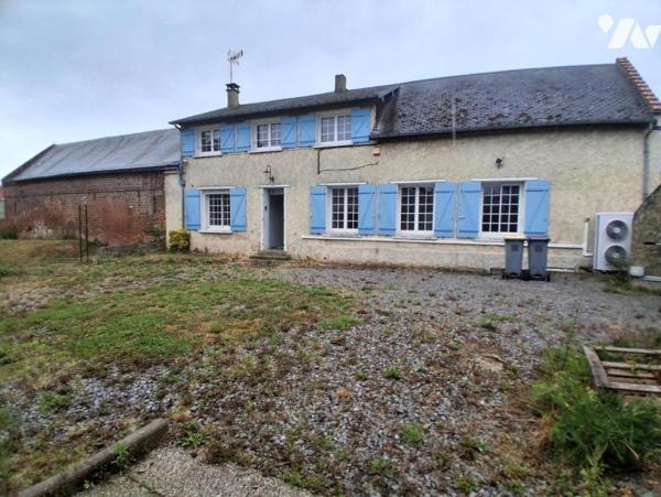 Commune de Fonsomme : longère rénovée - 3 ch et dépendance aménagée en studio - jardin