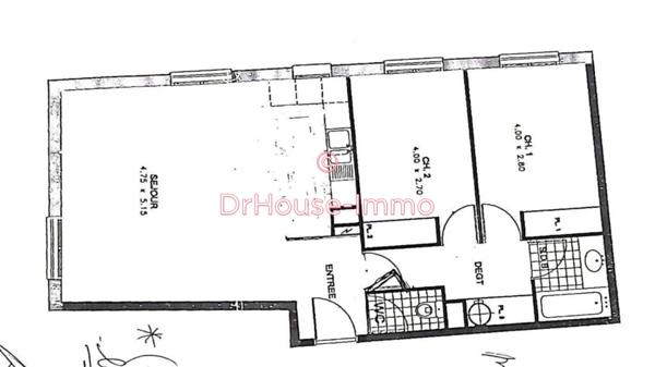 Appartement à vendre 3 pièces de 66 m²