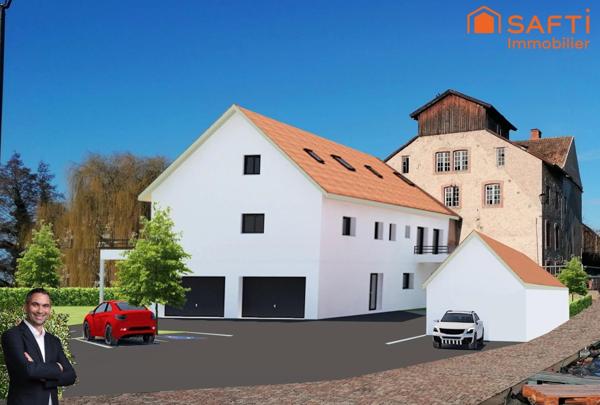 Superbe appartement de 83,72m² disposant d'une terrasse, d'un jardin, d'un double garage et de 2 places de stationnement privées !