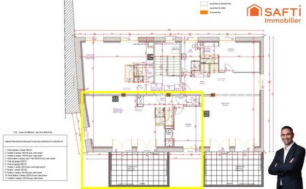 Superbe appartement de 83,72m² disposant d'une terrasse, d'un jardin, d'un double garage et de 2 places de stationnement privées !