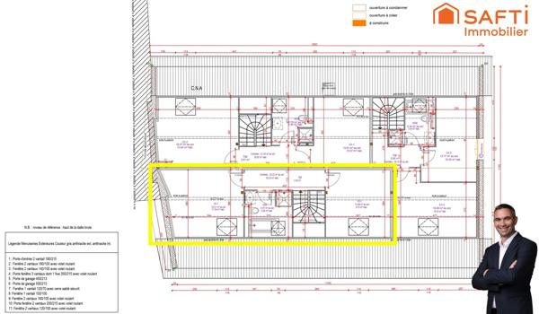 Superbe appartement de 83,72m² disposant d'une terrasse, d'un jardin, d'un double garage et de 2 places de stationnement privées !