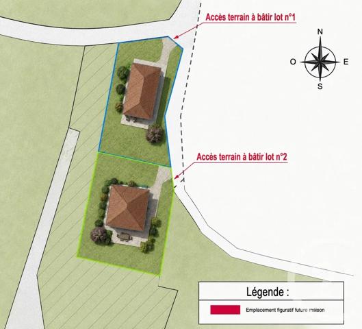 Terrain à vendre  2000 m 2   LIERCOURT  - 80