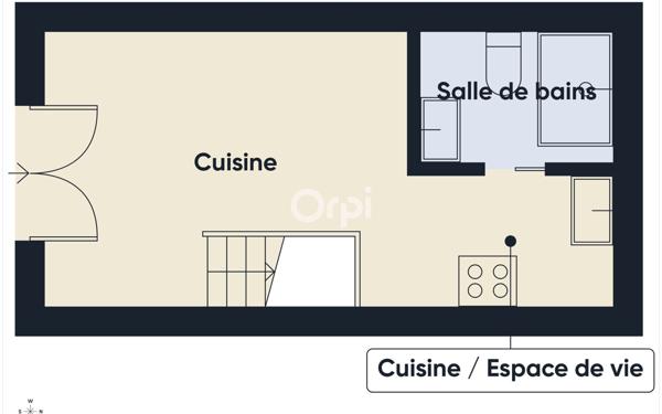 Maison à vendre    2 pièces • 23,48 m2 Bagnols-en-Forêt