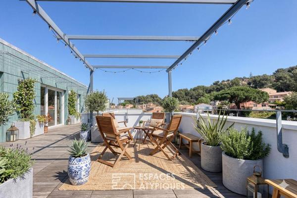 Appartement dernier étage avec terrasse XXL