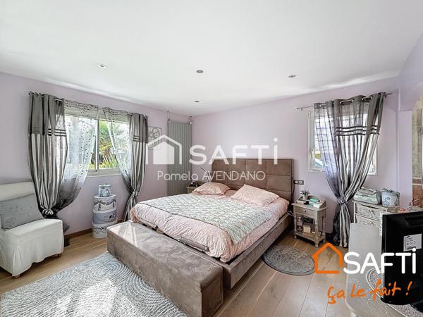 Dans un environement verdoyant et calme pavillon plain pied 171m²