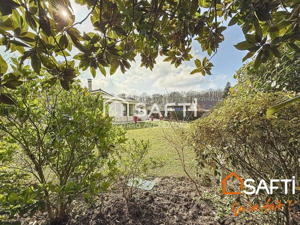 Dans un environement verdoyant et calme pavillon plain pied 171m²