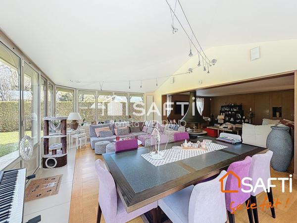 Dans un environement verdoyant et calme pavillon plain pied 171m²