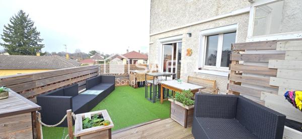 Magnifique T3 en duplex avec grande terrasse