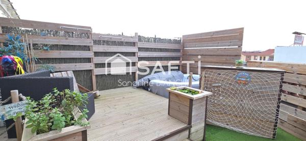 Magnifique T3 en duplex avec grande terrasse