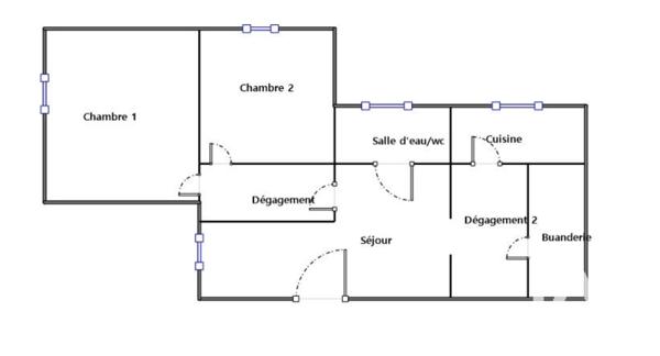 Appartement à vendre 3 pièces 64,6 m² Cholet