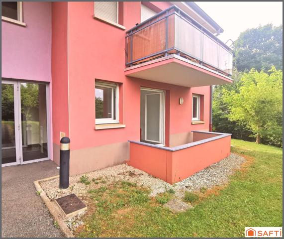 Appartement avec terrasse 2 pièces en rez de jardin