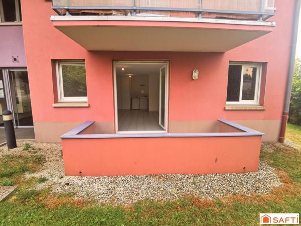 Appartement avec terrasse 2 pièces en rez de jardin